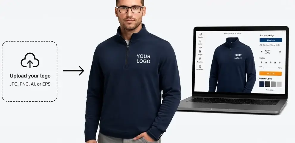 Free digital proof and logo setup