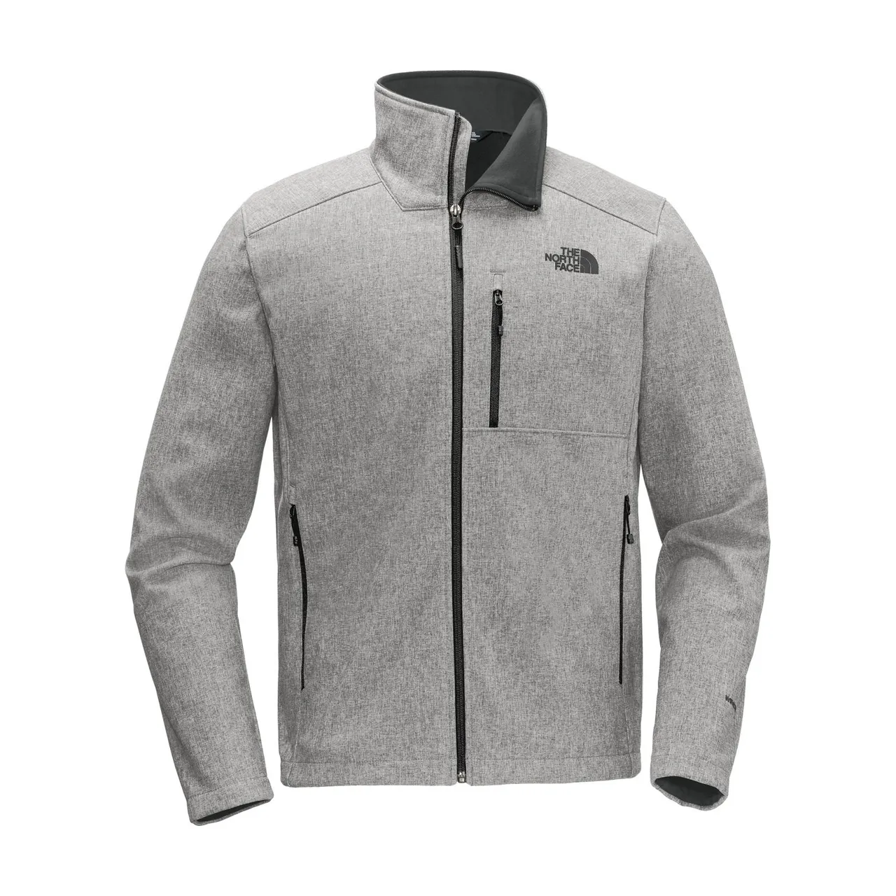 The North Face TNF Medium Grey Heather Apex Barrier Soft Shell Jacket ...